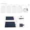 Dr Infrared Heater Blue 23 in. x 40 in. Heated Rubber Snow Melting Mat with 10 ft. GFCI Cable DR-101 - alternate 2
